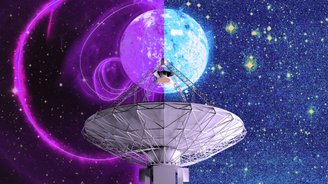 Para descobrir o recorde da possível estrela de nêutrons, os cientistas coletaram dados com os telescópios ASKAP e MeerKAT.