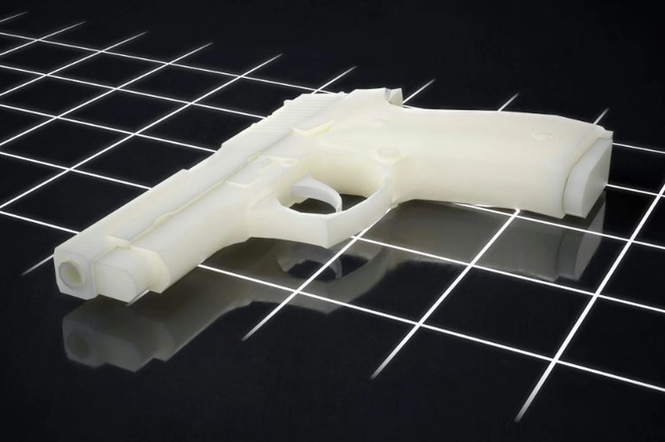 Exemplo de arma de fogo impressa em 3D e que funciona de verdade.