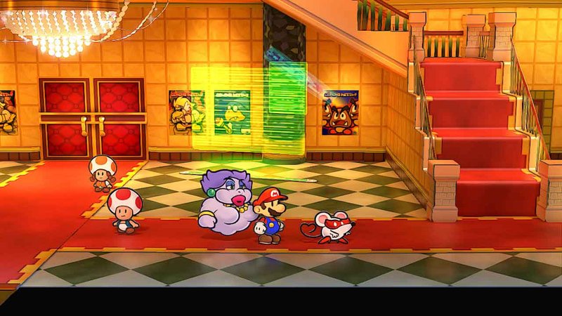 Paper Mario: The Thousand-Year Door ganhou visuais repaginados, mas que ainda se beneficiam da direção artística original