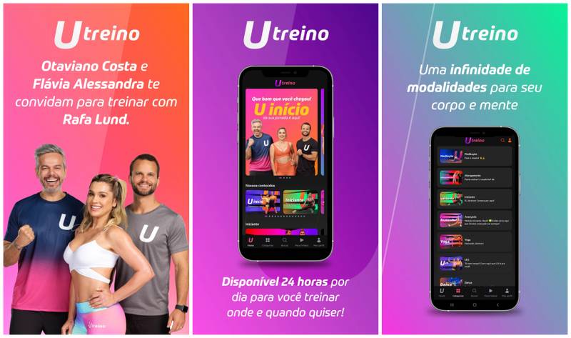 O Utreino oferece atividades 24 horas por dia, com treinos orientados pelo personal Rafael Lund. (Imagem: Utreino/Divulgação)