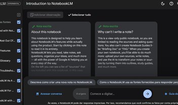 Google lança no Brasil o NotebookLM, um 'bloco de notas inteligente'; veja como usar