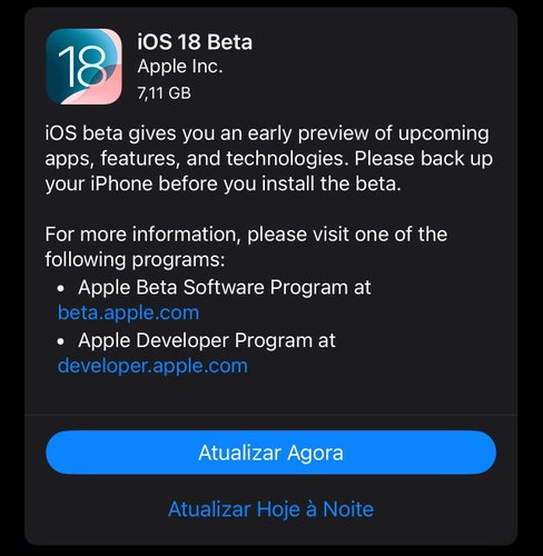 iOS 18 beta