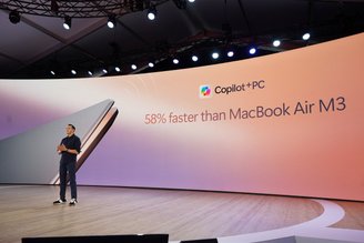 Microsoft anuncia o Copilot+ PC prometendo desempenho superior ao MacBook Air M3.