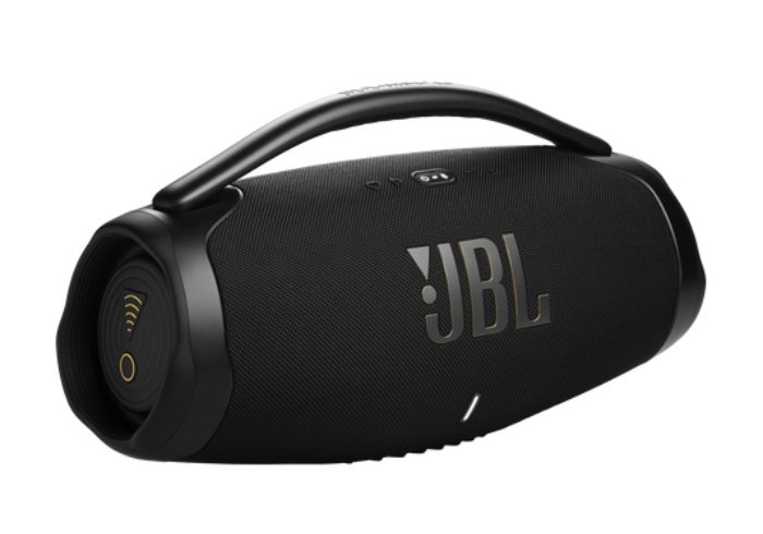 A caixa de som JBL também tem versão com Wi-Fi.