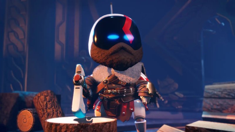 O novo Astro Bot terá inúmeras referências às franquias da Sony, como God of War, por exemplo.