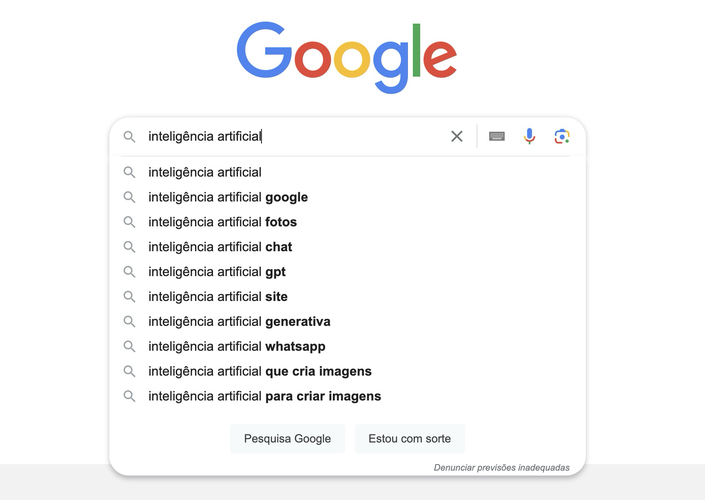 Google inteligência artificial