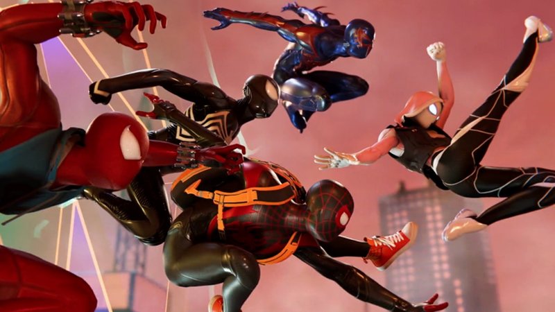 Spider-Man: The Great Web seria focado no multiplayer com cinco heróis do multiverso.