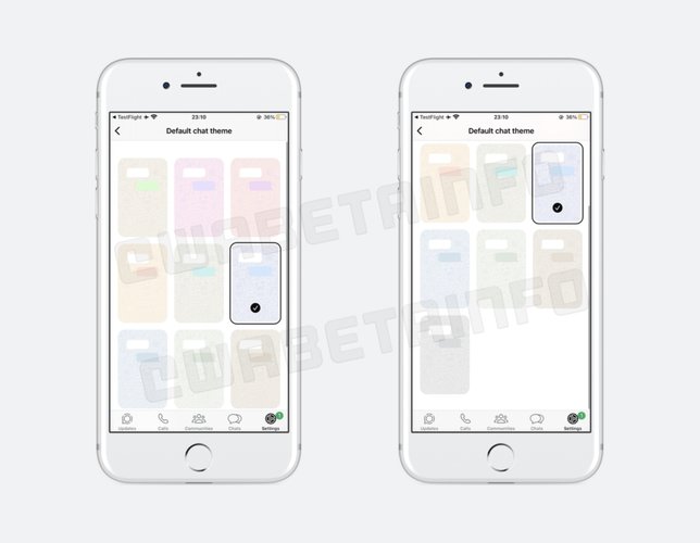 Os usuários do WhatsApp para iOS poderão escolher entre 10 diferentes temas.