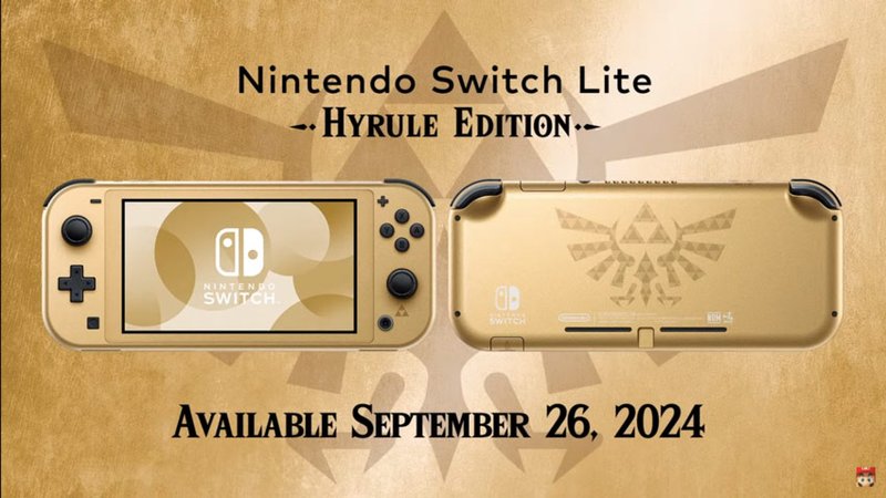 Nova edição do Nintendo Switch Lite terá temática de The Legend of Zelda.