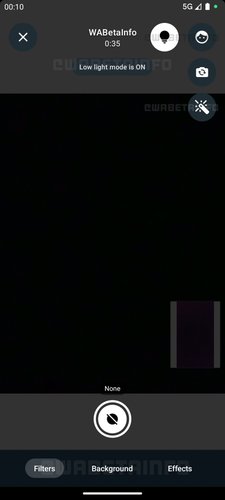 O WhatsApp prepara suporte para filtros e efeitos visuais em videochamadas.