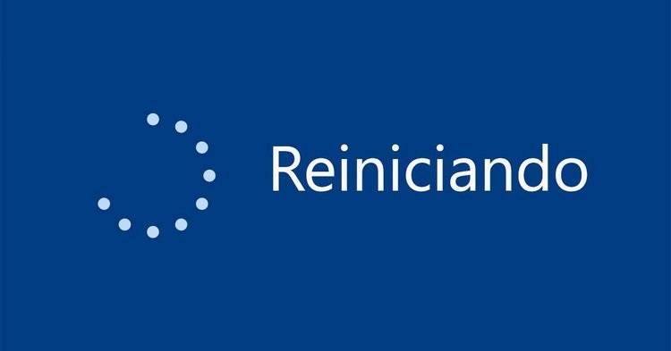Reiniciar o PC pode ser a solução para o erro "O Windows não foi iniciado com êxito" 