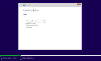 O erro pode ser corrigido usando o instalador do Windows