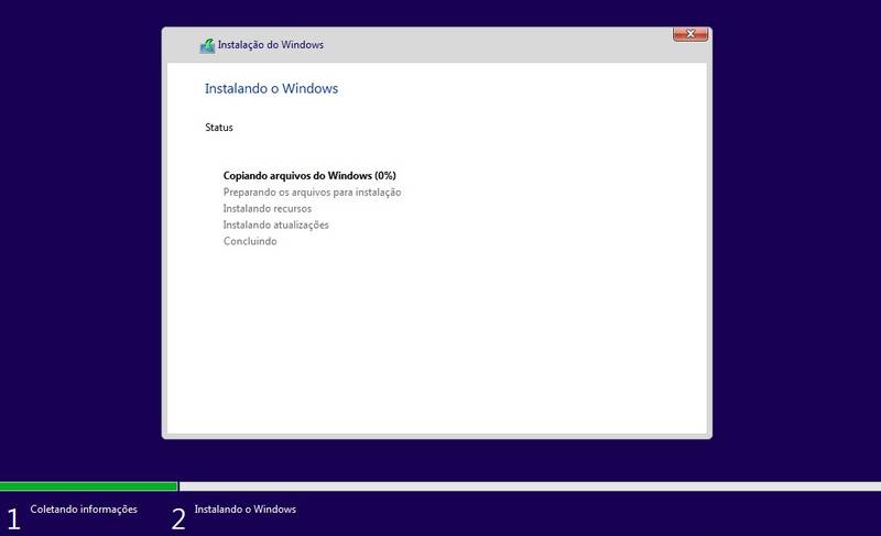 O erro pode ser corrigido usando o instalador do Windows