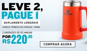 Última chance: termina hoje a promoção de 2 canecas Stanley pelo preço de 1; veja como comprar