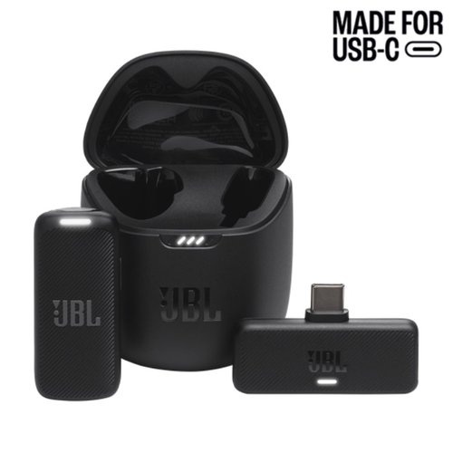 O novo microfone sem fio da JBL tem bateria com duração de 6 horas.