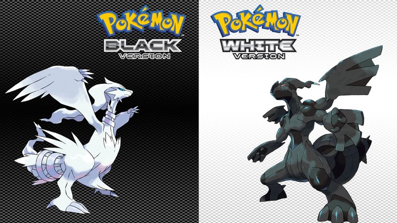 Pokémon Black and White foi lançado em 2010 para Nintendo DS.