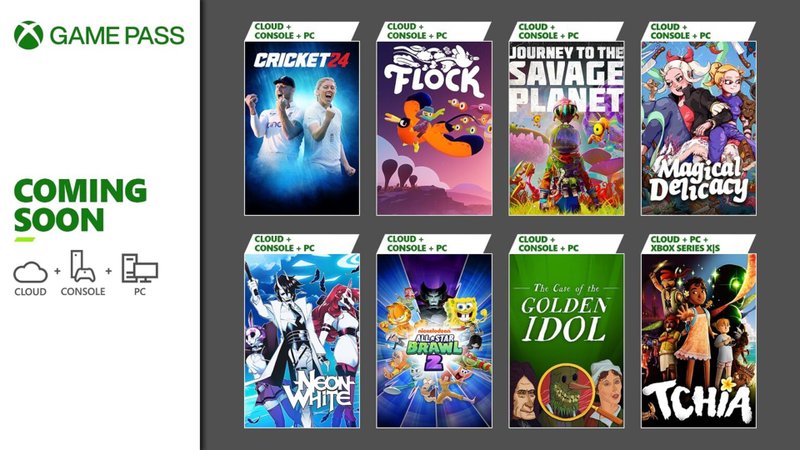 Lista de jogos que chegarão em julho ao Xbox Game Pass.