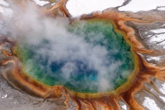 Acredita-se que a última erupção da caldeira vulcânica de Yellowstone aconteceu há 640 mil anos.