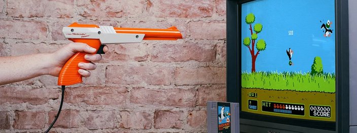 Imagem de: Como funciona a pistola de Duck Hunt? Entenda a tecnologia do Zapper!