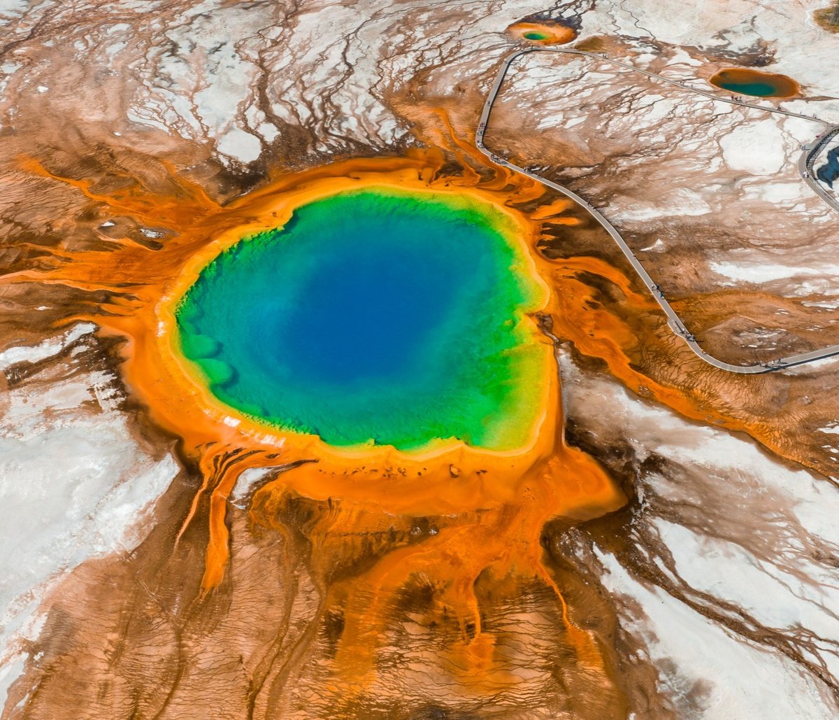 Os vírus pré-históricos das fontes termais de Yellowstone