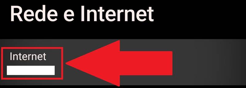 Aperte na opção referente a sua rede Wi-Fi.