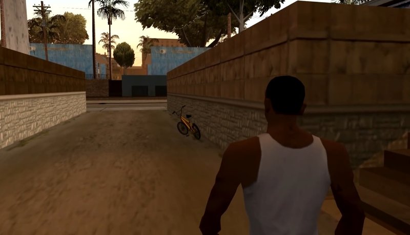 A missão também ensina o jogador a usar a bicicleta no game