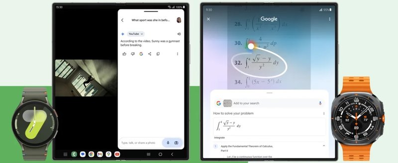 As novidades do Gemini nos produtos da Samsung.