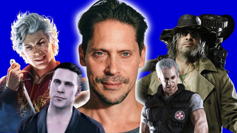 Neil Newbon já foi Elijah Kamski e Gavin Reed (ambos de Detroit: Become Human), Astarion (Baldur's Gate 3), Nicholai Ginovaef (Resident Evil 3 Remake) e Karl Heisenberg (Resident Evil Village).