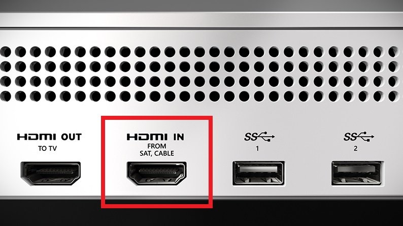 O Xbox One contava com duas entradas HDMI