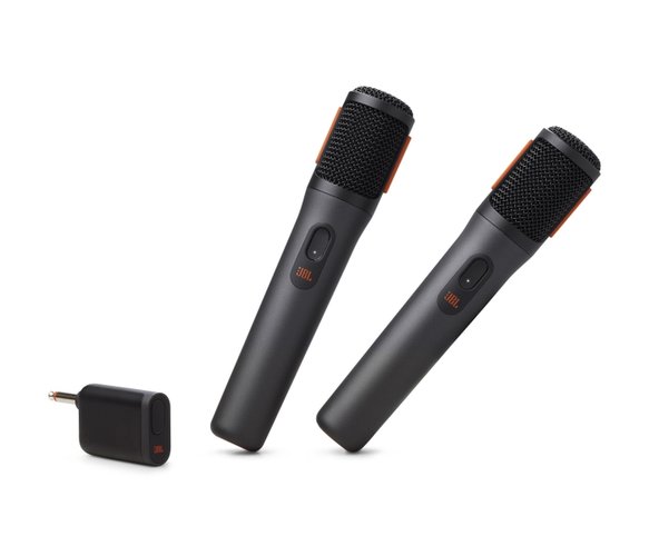 O kit inclui dois microfones JBL PartyBox Wireless. (Imagem: JBL/Divulgação)