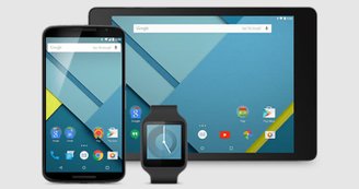 A interface do Android Lollipop. (Imagem: Google/Divulgação)