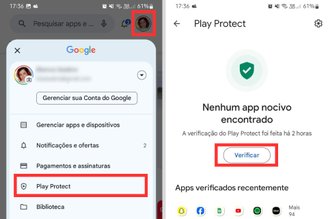 Google Play Protect é um recurso da Play Store para monitorar aplicativos.