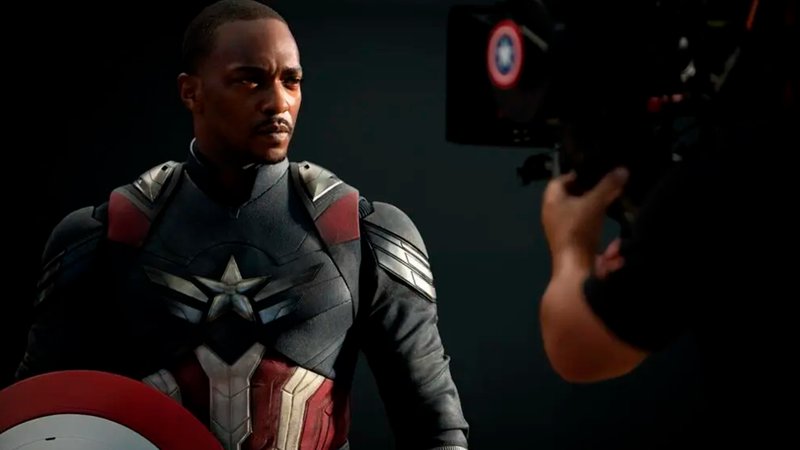 Anthony Mackie como o novo Capitão América