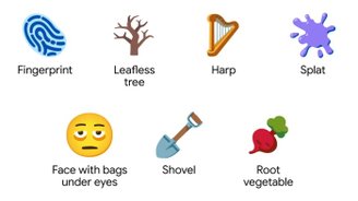 Novos emojis que estarão disponíveis no Android e outros produtos do Google.