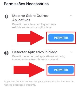 É preciso dar permissão para o AppLock Pro no seu Android.