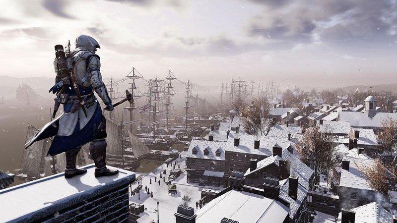 Assassin's Creed 3 ambienta seus eventos durante a Revolução Americana. (Fonte: Ubisoft/Divulgação)