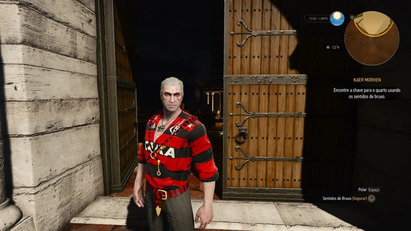 Mod adicionam até mesmo camisas de times em The Witcher 3.