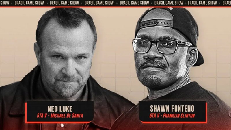 Esta é a terceira vez de Ned Luke e Shawn Fonteno no Brasil, lembrando que da primeira a dupla estava acompanhada de Steven Ogg, ator do Trevor.