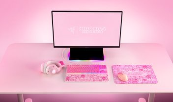 Razer lança linha da Hello Kitty com headset e cadeira rosa! Veja produtos