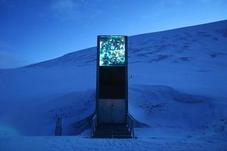 O repositório de sementes Svalbard teve que ser reparado após o aquecimento global derreter o permafrost circundante.