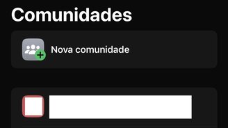 É preciso escolher uma das comunidades que você faz parte para sair dela.