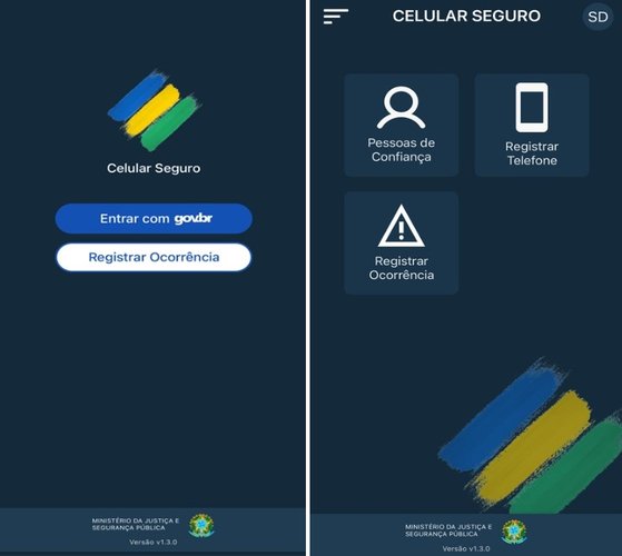 O app do Celular Seguro.