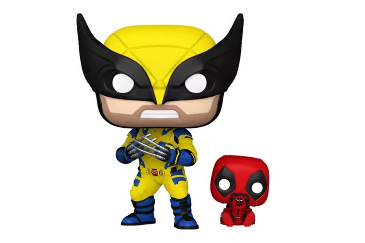 Funko Pop! Marvel: Wolverine com Babypool, Deadpool & Wolverine