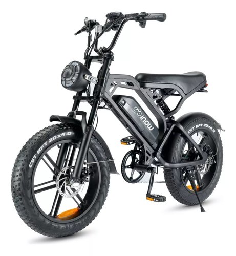 O motor elétrico da Inow V20 pode auxiliar o ciclista nas subidas.