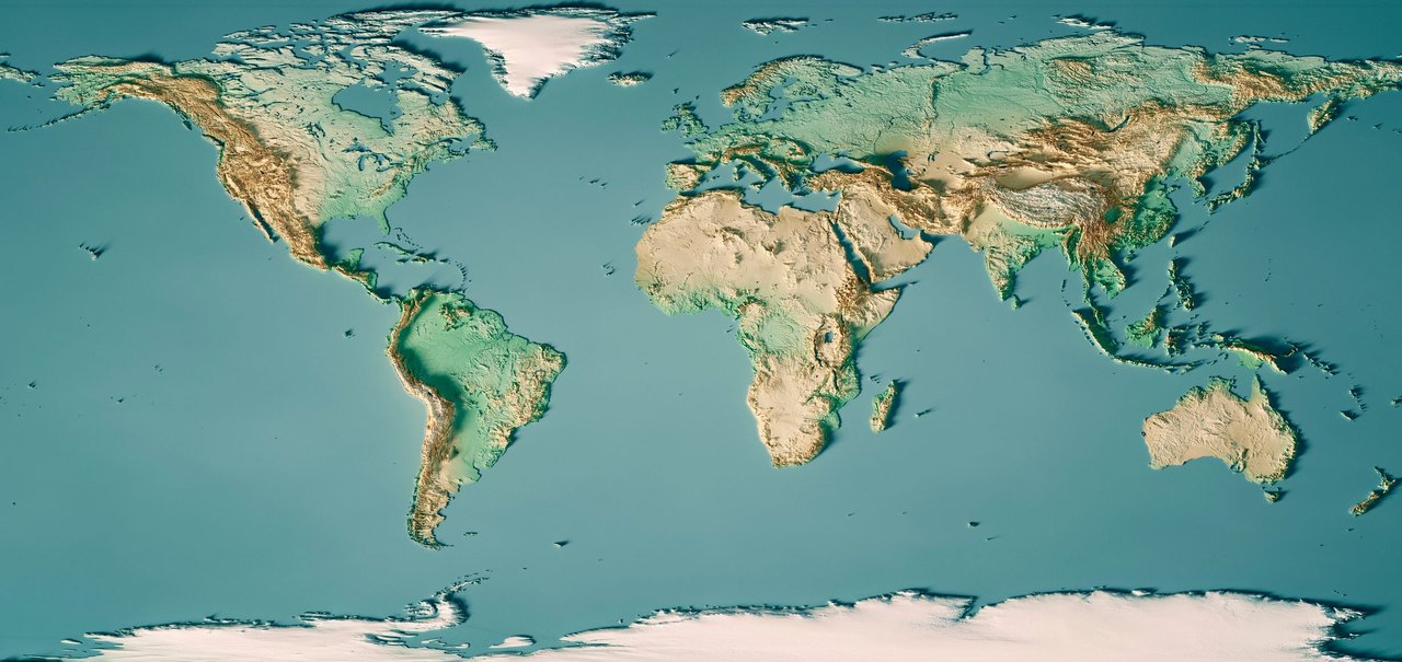 A Terra tem seis continentes, e não sete como aprendemos, diz estudo