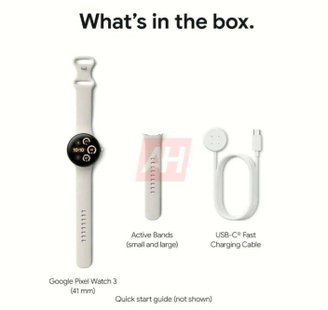 Items in the Pixel Watch 3 box (Image: Android Headlines/Copy)