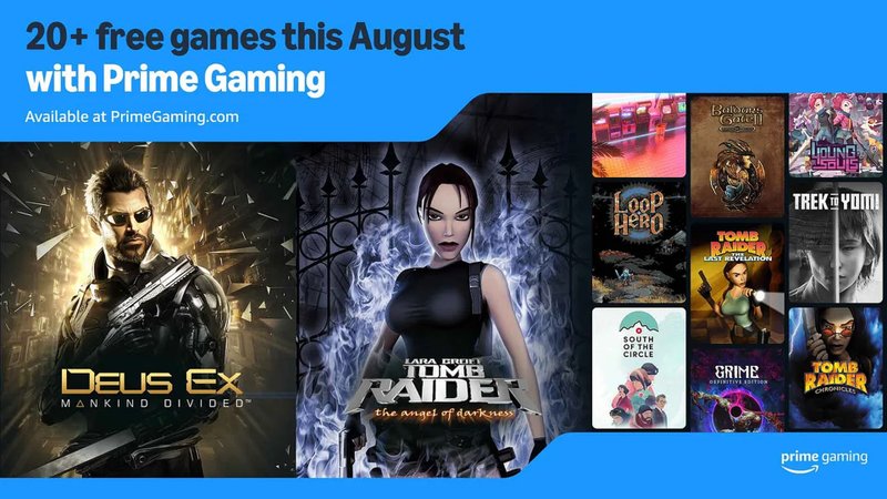 Lista de jogos gratuitos do Prime Gaming para agosto de 2024.