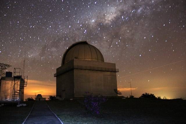 No Observatório do Pico dos Dias, os estudantes trabalharam ao lado de astrônomos profissionais.