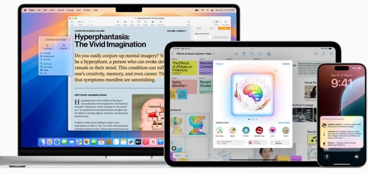 Apple Intelligence não deve ter funções de IA pagas nos primeiros anos