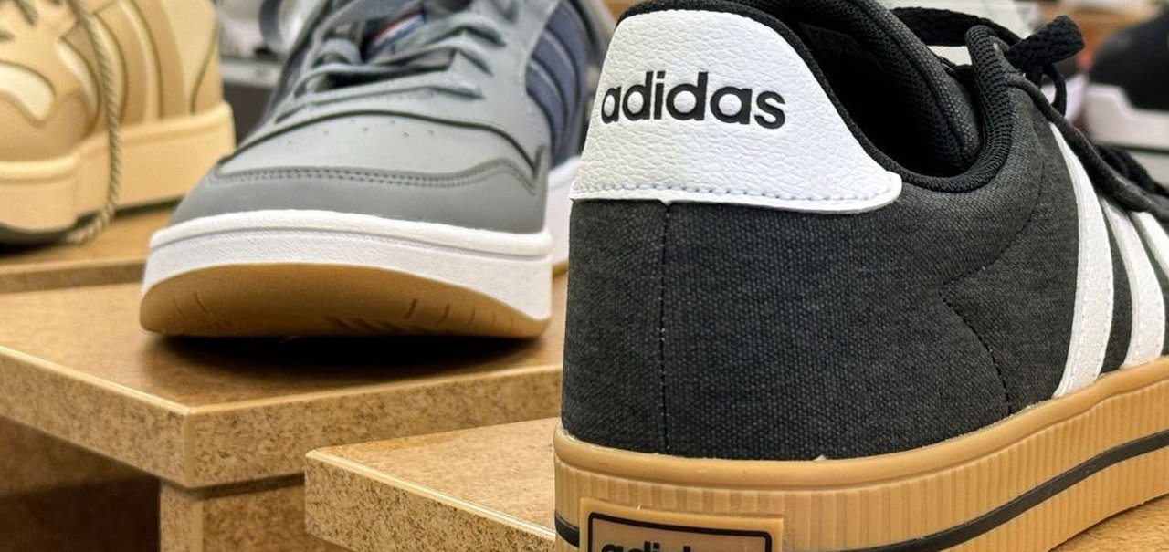 Adidas com até 70% de desconto na Netshoes; veja tênis, camisetas e mais